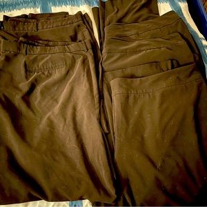 5 Pairs Avenue Black Dress Pants 32 Tall